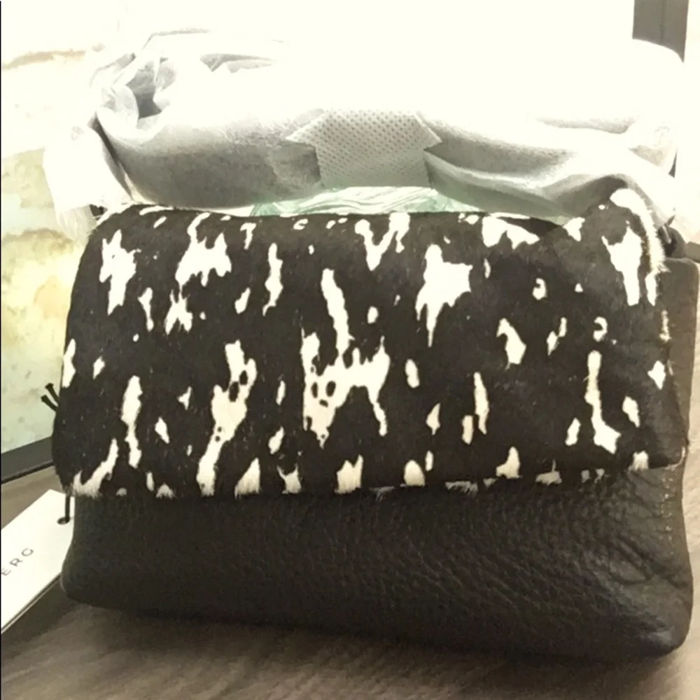 New Aimee Kestenberg Leather Animal Spotted Print Mini Crossbody Bag - Picture 1 of 10